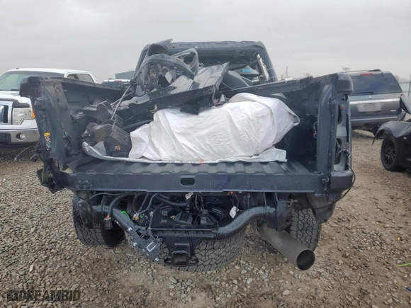 2024 GMC Sierra 3500HD Denali with VIN 1GT49WEY9RF140051, listed as a Copart auction lot 86093734 with 25,752 mi miles and Salvage Title. Bid and sale history available at carsss.com. Image 6.