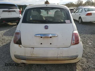 2015 FIAT 500 Lounge with VIN 3C3CFFCR5FT509056, listed as a Copart auction lot 75990524 with Not provided miles and Salvage title. Bid and sale history available at DreamBid. Image 6.