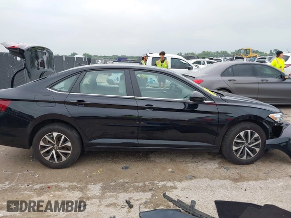 2024 Volkswagen Jetta S with VIN 3VW5M7BU7RM014472, listed as a IAAI auction lot 42298074 with 12,662 mi miles and . Bid and sale history available at DreamBid. Image 14.
