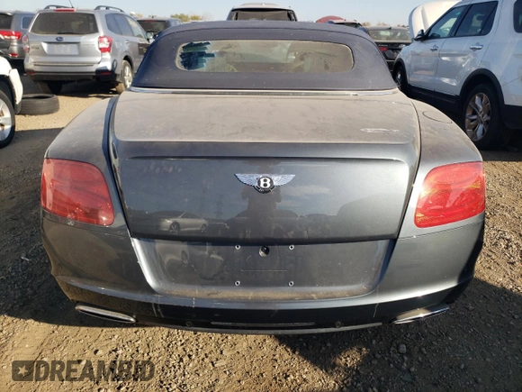 2013 Bentley Continental GT with VIN SCBGR3ZA7DC079577, listed as a Copart auction lot 76299594 with 17,093 mi miles and Salvage Title. Bid and sale history available at DreamBid. Image 6.