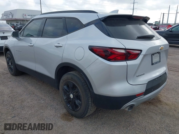 2020 Chevrolet Blazer LT with VIN 3GNKBCRS5LS716986, listed as a IAAI auction lot 42160327 with Not provided miles and . Bid and sale history available at DreamBid. Image 3.