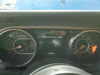 2022 Jeep Wrangler Sport S with VIN 1C4HJXAGXNW271320, listed as a Copart auction lot 63570705 with 14,840 mi miles and Salvage title. Bid and sale history available at DreamBid. Image 9.