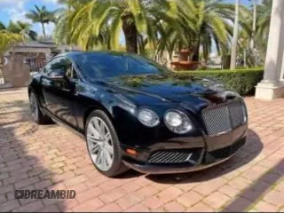 2014 Bentley Continental GT with VIN SCBFC7ZAXEC093992, listed as a Copart auction lot 64282924 with 44,876 mi miles and Non Repairable. Bid and sale history available at DreamBid. Image 1.