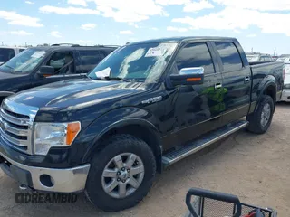 2013 Ford F-150 XL with VIN 1FTFW1EF0DKE28091, listed as a IAAI auction lot 42008722 with 256,071 mi miles. Bid and sale history available at carsss.com. Image 2.