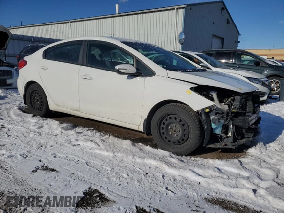 2015 Kia Forte LX with VIN KNAFX4A64F5405545, listed as a Copart auction lot 87821285 with 163,130 mi miles and Salvage Title. Bid and sale history available at DreamBid. Image 4.