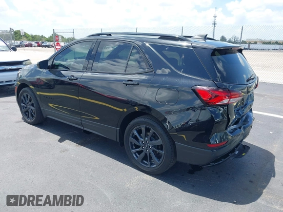 2024 Chevrolet Equinox RS with VIN 3GNAXMEGXRL108663, listed as a IAAI auction lot 42508860 with 15,675 mi miles and . Bid and sale history available at DreamBid. Image 3.