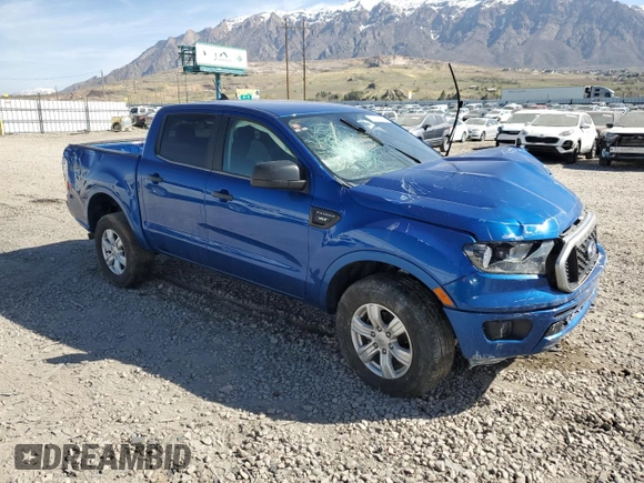 2020 Ford Ranger XL with VIN 1FTER4EH6LLA36361, listed as a Copart auction lot 52918685 with 76,344 mi miles and Salvage title. Bid and sale history available at DreamBid. Image 4.