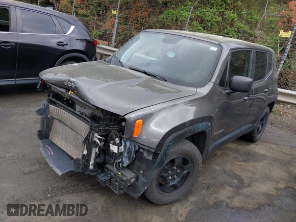 2018 Jeep Renegade Sport with VIN ZACCJAABXJPG96541, listed as a IAAI auction lot 41921701 with 112,941 mi miles and . Bid and sale history available at DreamBid. Image 18.