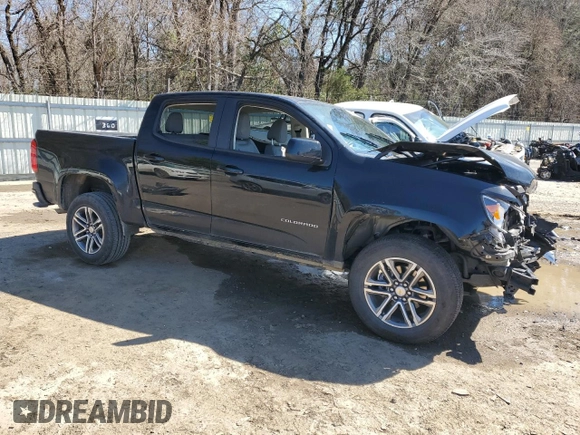 2022 Chevrolet Colorado 2WD Work Truck with VIN 1GCGSBEA4N1262269, listed as a Copart auction lot 46918135 with 26,682 mi miles and Salvage title. Bid and sale history available at DreamBid. Image 4.