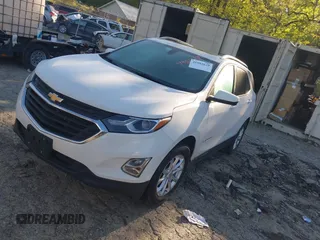 2018 Chevrolet Equinox LT with VIN 3GNAXSEV3JS573489, listed as a IAAI auction lot 41982629 with 77,601 mi miles. Bid and sale history available at carsss.com. Image 2.