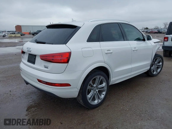 2017 Audi Q3 Premium Plus with VIN WA1JCCFS7HR002948, listed as a IAAI auction lot 41564849 with 31,745 mi miles and . Bid and sale history available at DreamBid. Image 4.