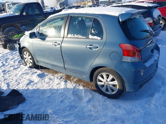 2009 Toyota Yaris with VIN JTDKT903995249623, listed as a IAAI auction lot 41580147 with 177,618 mi miles and . Bid and sale history available at DreamBid. Image 3.