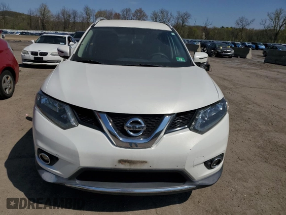 2016 Nissan Rogue SV with VIN KNMAT2MVXGP699328, listed as a Copart auction lot 54396265 with 103,302 mi miles and Salvage Title. Bid and sale history available at carsss.com. Image 5.