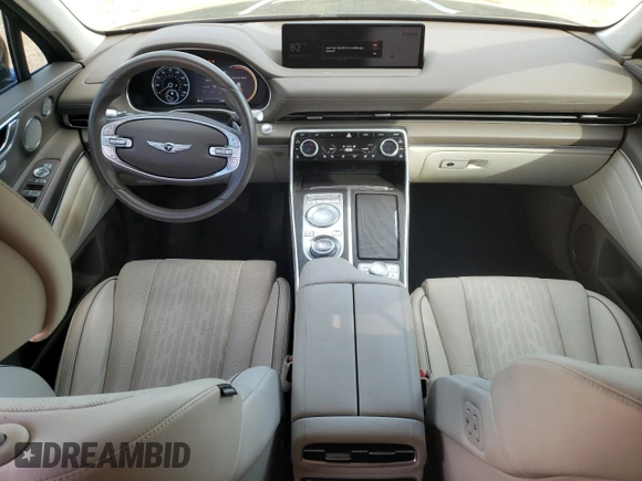 2021 Genesis GV80 with VIN KMUHBDSB9MU048157, listed as a Copart auction lot 73017554 with 68,807 mi miles and Salvage title. Bid and sale history available at DreamBid. Image 8.