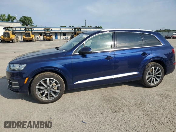 2019 Audi Q7 Premium Plus with VIN WA1LAAF70KD041884, listed as a Copart auction lot 57115355 with 57,181 mi miles and Clean title. Bid and sale history available at DreamBid. Image 1.