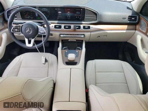 2023 Mercedes-Benz GLE 450 with VIN 4JGFB5KBXPA942055, listed as a Copart auction lot 59497515 with 24,857 mi miles and Salvage title. Bid and sale history available at DreamBid. Image 8.