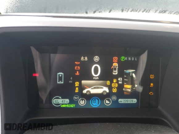 2012 Chevrolet Volt with VIN 1G1RD6E48CU116286, listed as a Copart auction lot 54563985 with 226,128 mi miles and Clean Title. Bid and sale history available at carsss.com. Image 9.