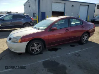 2005 Mitsubishi Galant GTS with VIN 4A3AB76S75E031821, listed as a Copart auction lot 86926274 with 186,432 mi miles and Salvage Title. Bid and sale history available at carsss.com. Image 1.