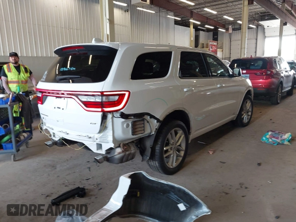 2022 Dodge Durango GT Plus z VIN 1C4RDJDG9NC182960, wystawiony jako IAAI lot #41993368 z przebiegiem 55 943 mil mil oraz . Historia ofert i sprzedaży dostępna na DreamBid. Obrazek 4.