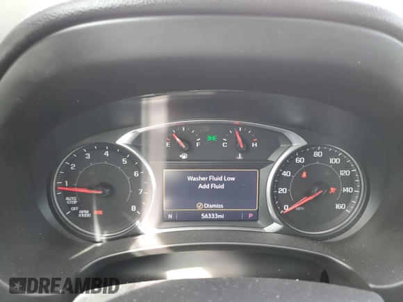 2020 GMC Terrain Denali with VIN 3GKALXEX7LL151066, listed as a Copart auction lot 50379815 with 56,333 mi miles and Salvage title. Bid and sale history available at DreamBid. Image 9.