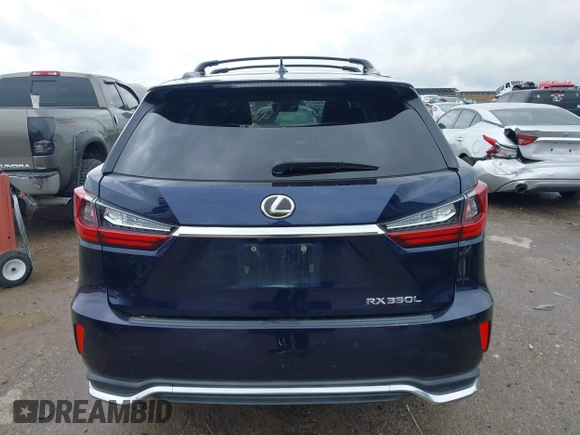 2018 Lexus RX 350L Premium with VIN JTJDZKCAXJ2009962, listed as a IAAI auction lot 41903717 with 100,308 mi miles and . Bid and sale history available at DreamBid. Image 16.