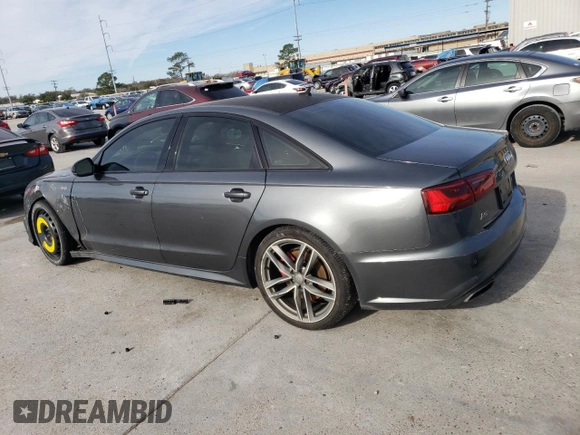 2017 Audi A6 Competition Prestige with VIN WAUF3AFC5HN052910, listed as a Copart auction lot 61927874 with 104,655 mi miles and Salvage Title. Bid and sale history available at carsss.com. Image 2.