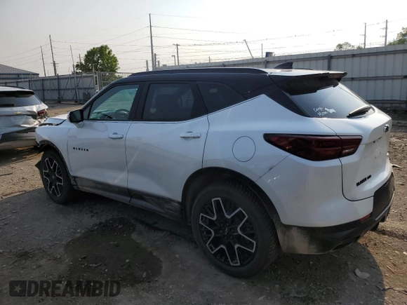 2023 Chevrolet Blazer RS with VIN 3GNKBKRS1PS138451, listed as a Copart auction lot 58532815 with 42,935 mi miles and Clean title. Bid and sale history available at DreamBid. Image 2.