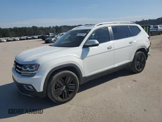 2019 Volkswagen Atlas SEL with VIN 1V2MR2CA4KC515008, listed as a Copart auction lot 46481665 with 44,863 mi miles and Salvage title. Bid and sale history available at DreamBid. Image 1.