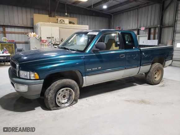 1998 Dodge Ram 1500 with VIN 3B7HF13Z4WG205536, listed as a Copart auction lot 44450975 with 231,729 mi miles and Clean Title. Bid and sale history available at carsss.com. Image 1.