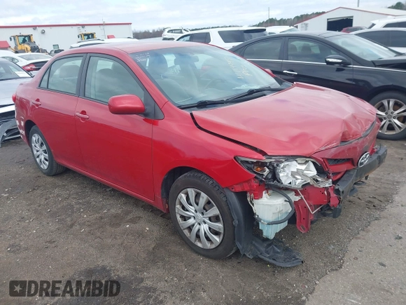 2012 Toyota Corolla L with VIN 2T1BU4EE5CC915400, listed as a IAAI auction lot 41814997 with 141,313 mi miles. Bid and sale history available at carsss.com. Image 1.