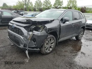 2022 Toyota RAV4 Hybrid XLE Premium z VIN 4T3B6RFV8NU073120, wystawiony jako Copart lot #58131935 z przebiegiem 37 198 mil mil oraz Szkoda całkowita • Salvage title. Historia ofert i sprzedaży dostępna na DreamBid. Obrazek 1.