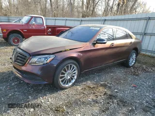2019 Mercedes-Benz S 560 with VIN WDDUG8GB1KA460161, listed as a Copart auction lot 84056044 with 37,953 mi miles and Salvage Title. Bid and sale history available at carsss.com. Image 1.