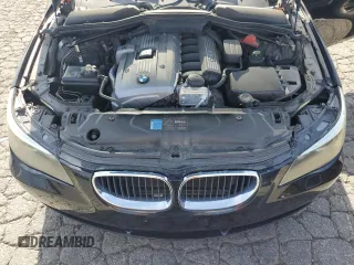 2006 BMW 5 Series 530i with VIN WBANE73526CM34545, listed as a Copart auction lot 50443515 with 78,452 mi miles and Clean Title. Bid and sale history available at carsss.com. Image 11.