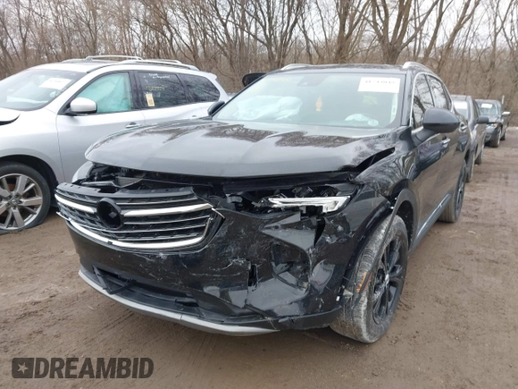 2022 Buick Envision Preferred with VIN LRBAZLR47ND126484, listed as a IAAI auction lot 41744049 with 15,130 mi miles and . Bid and sale history available at carsss.com. Image 6.