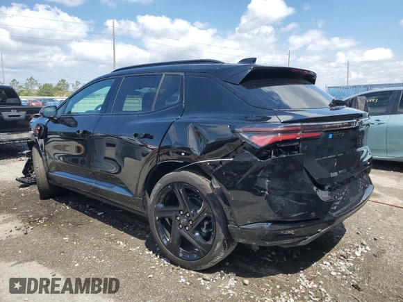 2025 Chevrolet Equinox EV RS z VIN 3GN7DSRP7SS124364, wystawiony jako Copart lot #53057455 z przebiegiem 4624 mil mil oraz Szkoda całkowita • Salvage title. Historia ofert i sprzedaży dostępna na DreamBid. Obrazek 2.