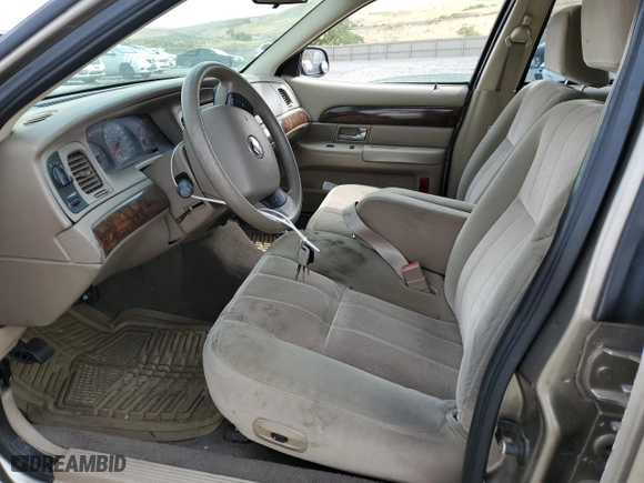 2005 Mercury Grand Marquis GS with VIN 2MEFM74W75X627162, listed as a Copart auction lot 64709124 with 118,697 mi miles and Salvage Title. Bid and sale history available at carsss.com. Image 7.