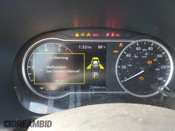 2020 Nissan Kicks SR z VIN 3N1CP5DV3LL550170, wystawiony jako Copart lot #59509165 z przebiegiem 23 964 mil mil oraz Szkoda całkowita • Salvage title. Historia ofert i sprzedaży dostępna na DreamBid. Obrazek 9.