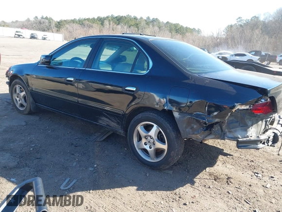 2003 Acura TL with VIN 19UUA56663A018784, listed as a IAAI auction lot 41407138 with 123,999 mi miles. Bid and sale history available at carsss.com. Image 3.