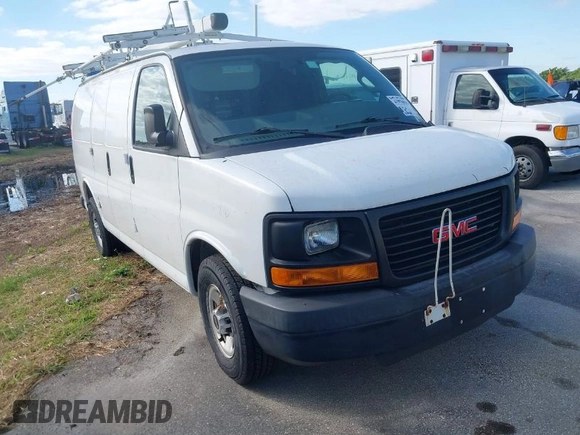 2016 GMC Savana Cargo z VIN 1GTW7AFF9G1194121, wystawiony jako IAAI lot #41978935 z przebiegiem 91 469 mil mil oraz . Historia ofert i sprzedaży dostępna na DreamBid. Obrazek 1.