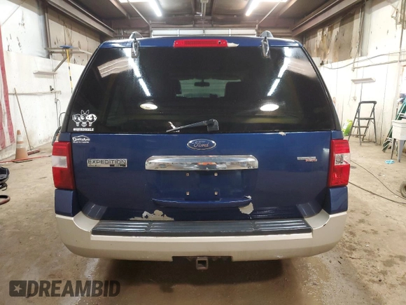 2008 Ford Expedition EL Eddie Bauer with VIN 1FMFK18528LA46090, listed as a Copart auction lot 47386824 with 188,205 mi miles and Clean Title. Bid and sale history available at carsss.com. Image 6.