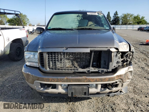 2003 Ford Excursion Limited with VIN 1FMNU43S73EB24882, listed as a Copart auction lot 51680505 with 214,795 mi miles and Salvage Title. Bid and sale history available at DreamBid. Image 5.