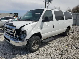 2013 Ford Econoline Passenger XL with VIN 1FBNE3BL6DDA95344, listed as a Copart auction lot 53704825 with 204,281 mi miles and Clean Title. Bid and sale history available at DreamBid. Image 1.