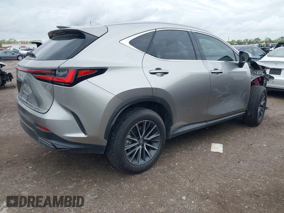2025 Lexus NX 350 Luxury with VIN 2T2HGCEZ0SC068455, listed as a IAAI auction lot 41909661 with 11,533 mi miles and . Bid and sale history available at DreamBid. Image 4.