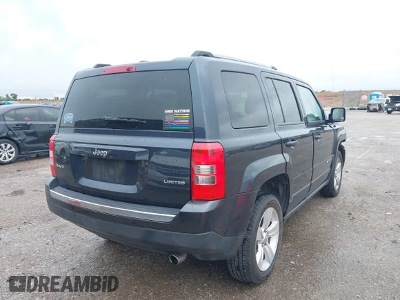 2014 Jeep Patriot Limited with VIN 1C4NJRCB8ED728752, listed as a IAAI auction lot 42155709 with 107,511 mi miles and . Bid and sale history available at DreamBid. Image 4.