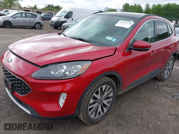 2020 Ford Escape Titanium with VIN 1FMCU9J99LUB28104, listed as a IAAI auction lot 42295278 with 73,706 mi miles and . Bid and sale history available at DreamBid. Image 18.