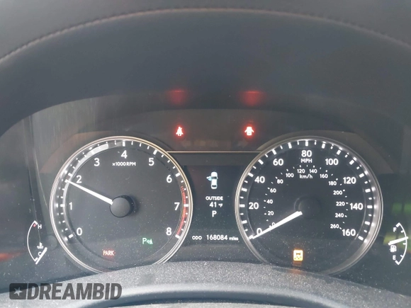 2013 Lexus GS with VIN JTHCE1BL8D5015977, listed as a IAAI auction lot 41740814 with 168,084 mi miles. Bid and sale history available at carsss.com. Image 7.