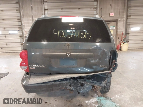 2008 Dodge Durango SLT with VIN 1D8HD48208F149247, listed as a IAAI auction lot 42041017 with 209,946 mi miles and . Bid and sale history available at DreamBid. Image 16.