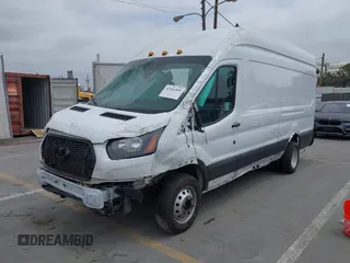 2022 Ford Transit Cargo with VIN 1FTBF4XG3NKA44975, listed as a IAAI auction lot 42161004 with 40,682 mi miles and . Bid and sale history available at DreamBid. Image 2.
