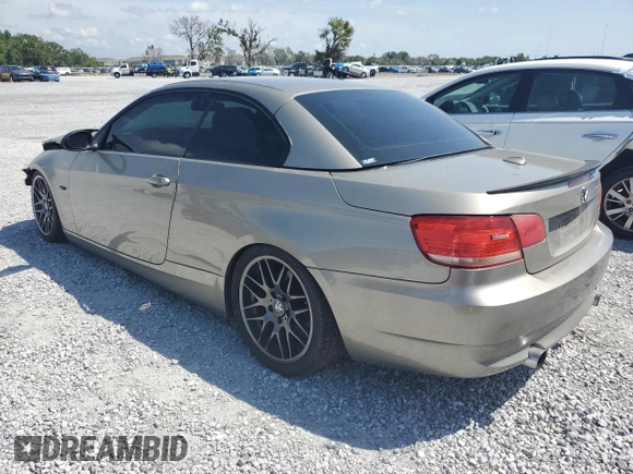 2007 BMW 3 Series 335i with VIN WBAWL73537PX46460, listed as a Copart auction lot 51055475 with 176,464 mi miles and Salvage Title. Bid and sale history available at carsss.com. Image 2.