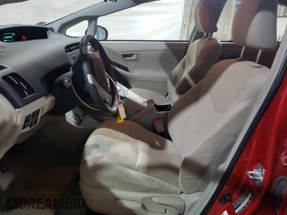 2011 Toyota Prius I with VIN JTDKN3DU5B1415305, listed as a Copart auction lot 50005595 with 114,467 mi miles and Salvage Title. Bid and sale history available at DreamBid. Image 7.